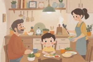 keluarga-makan-bersama